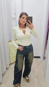 Body Costine Crema art.9662